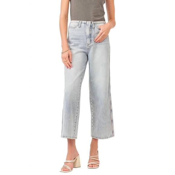 NEW DEAR JOHN DENIM polly high rise cropped loose straight jean in naples - Picture 1 of 4